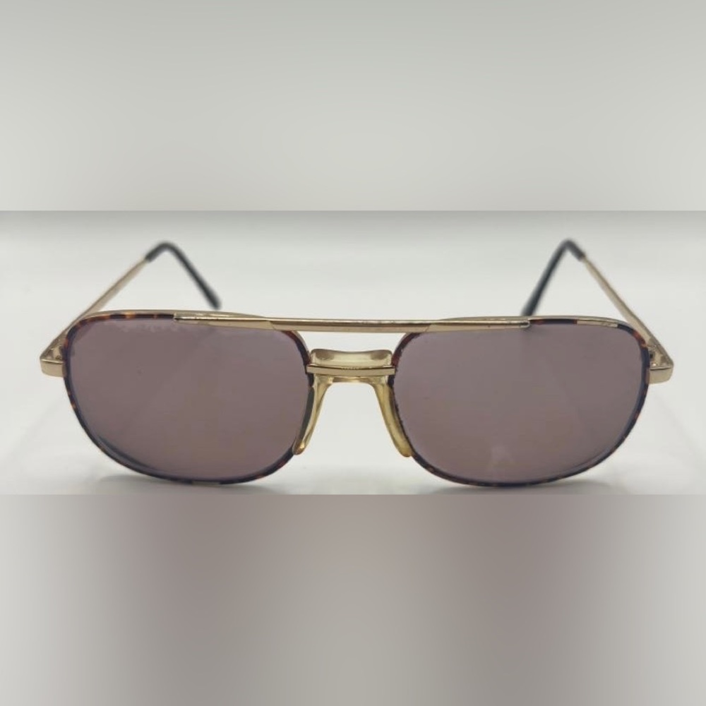 Vintage John Weitz JW15 Tortoise Gold Pilot Sunglasses Frames